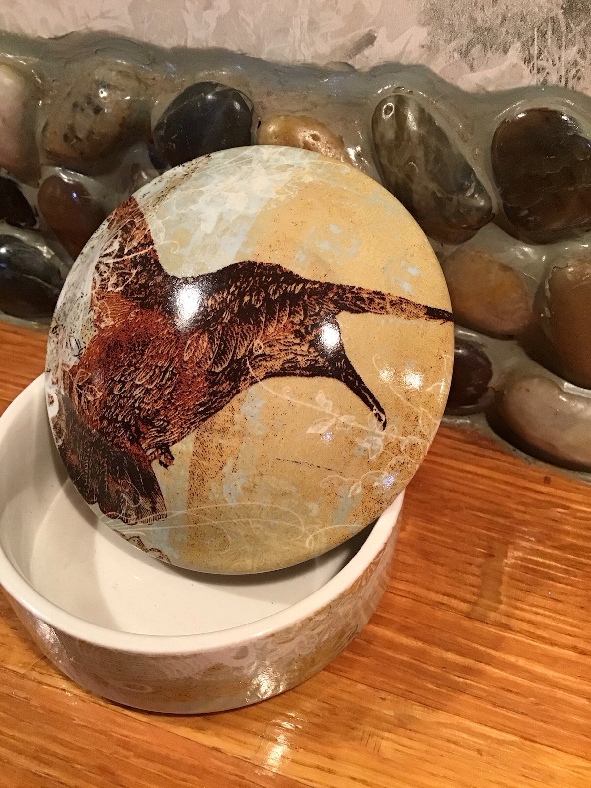 Phoenix Creative Co. Trinket Box Porcelain Bird