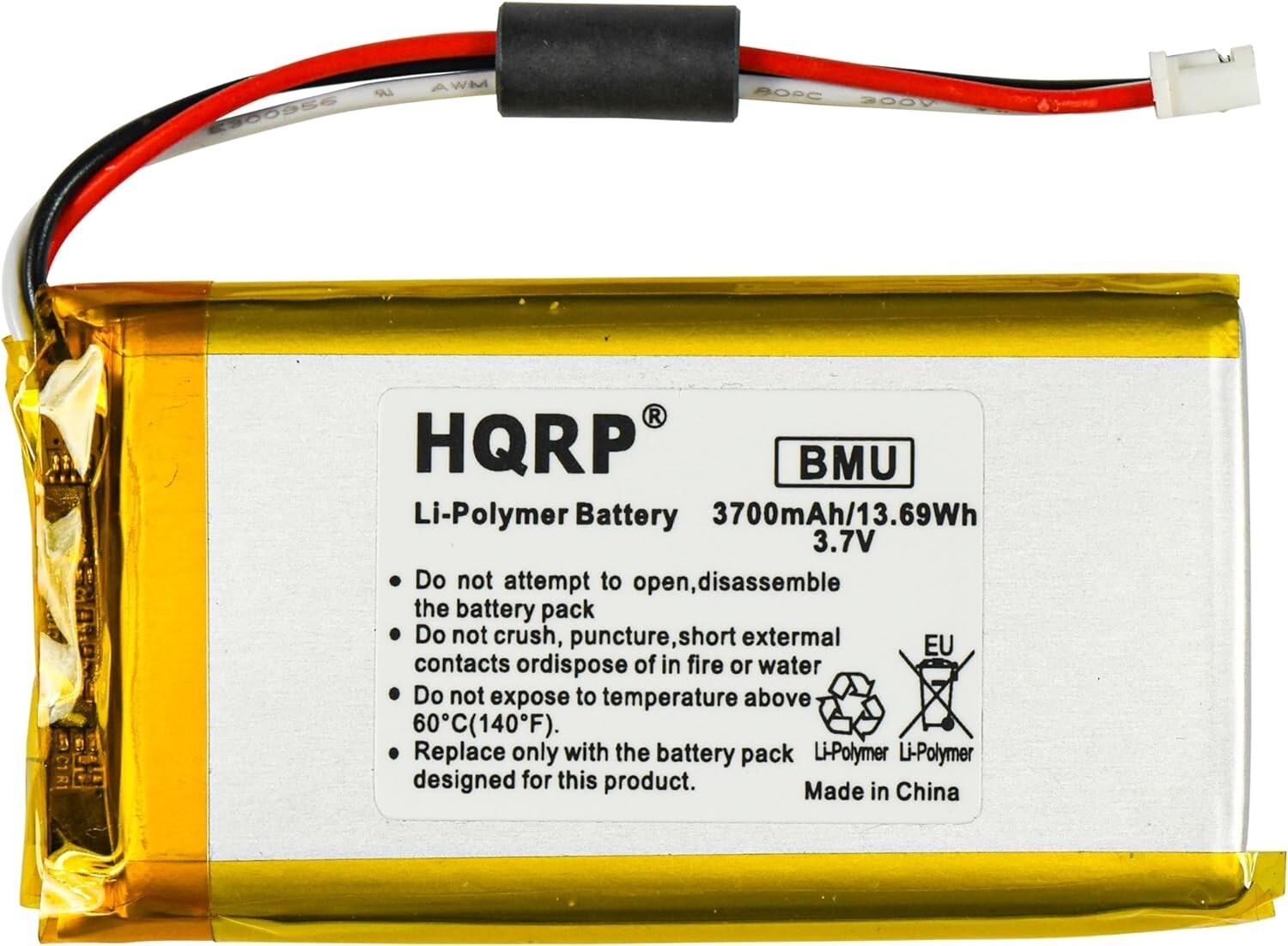 Battery for 2GIG GC3 GC3e Panel SP1-GC3 10-000014-001 823990 Security System