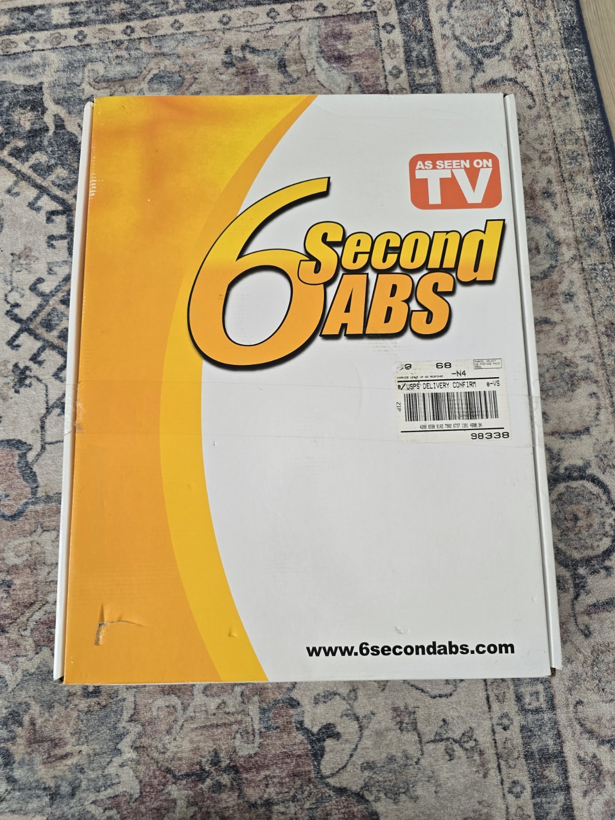 6 Second Abs Abdominal Trainer Exercise Machine w/ DVD As Seen On TV