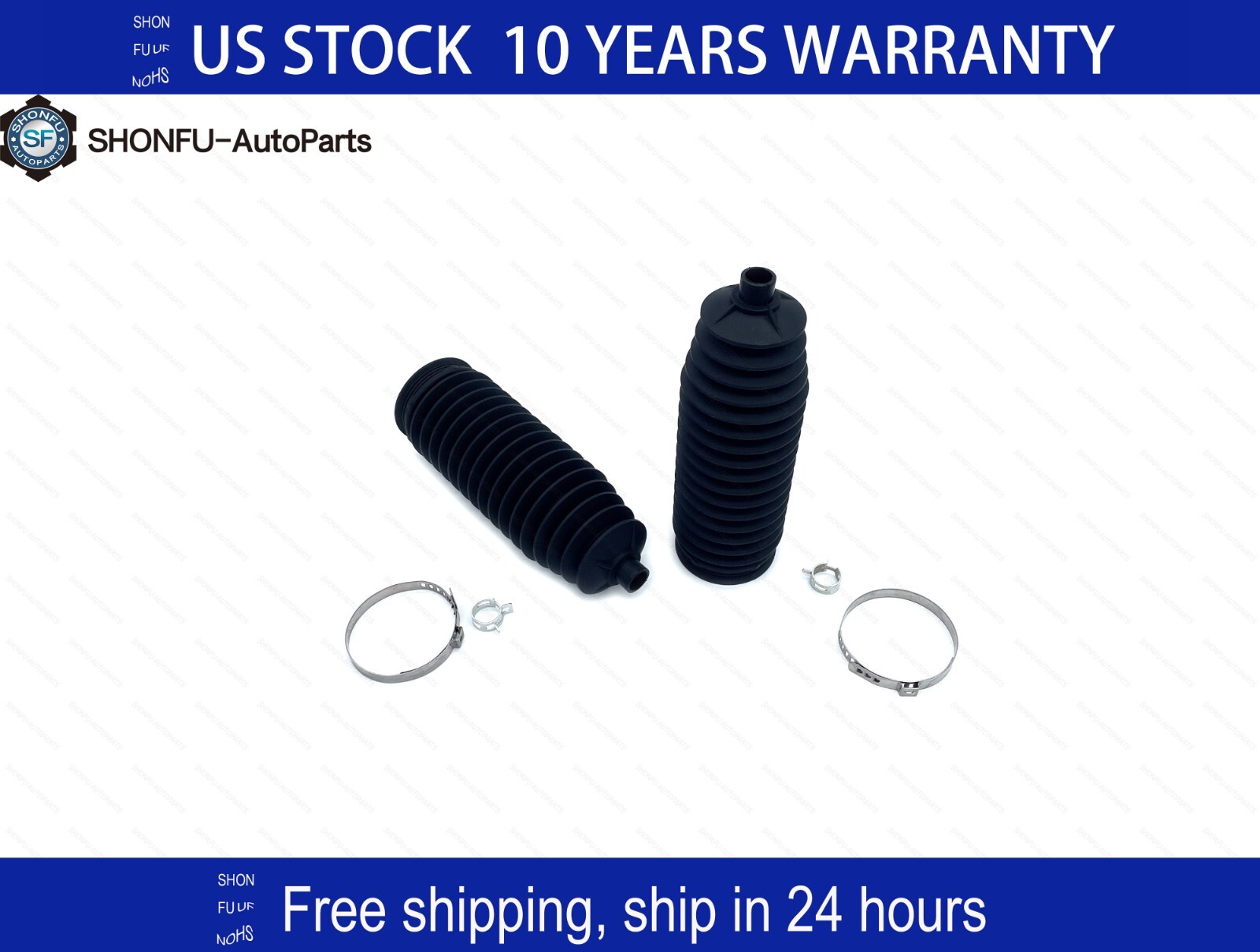 For BMW E46 323 325 328 330 E85 Z4 PAIR L/R Steering Rack Boot Cover Kit