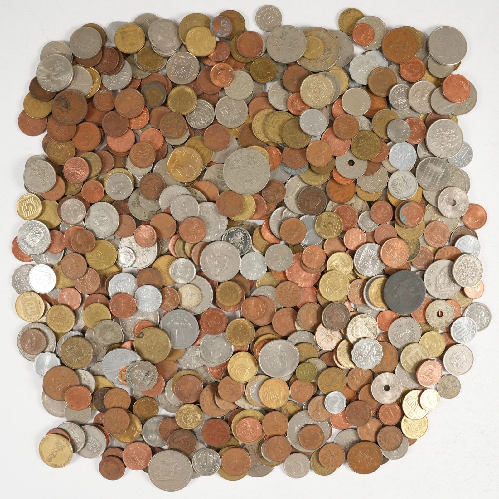 5.82lbs Assorted World/Foreign Pocket Change *Job Lot 31447