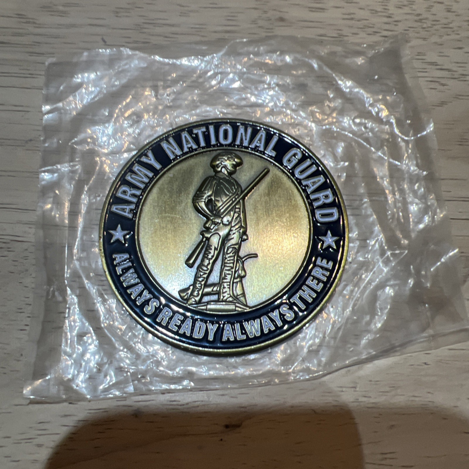 National Guard Extend to Defend Always Ready Always There.  2” Challenge Coin.