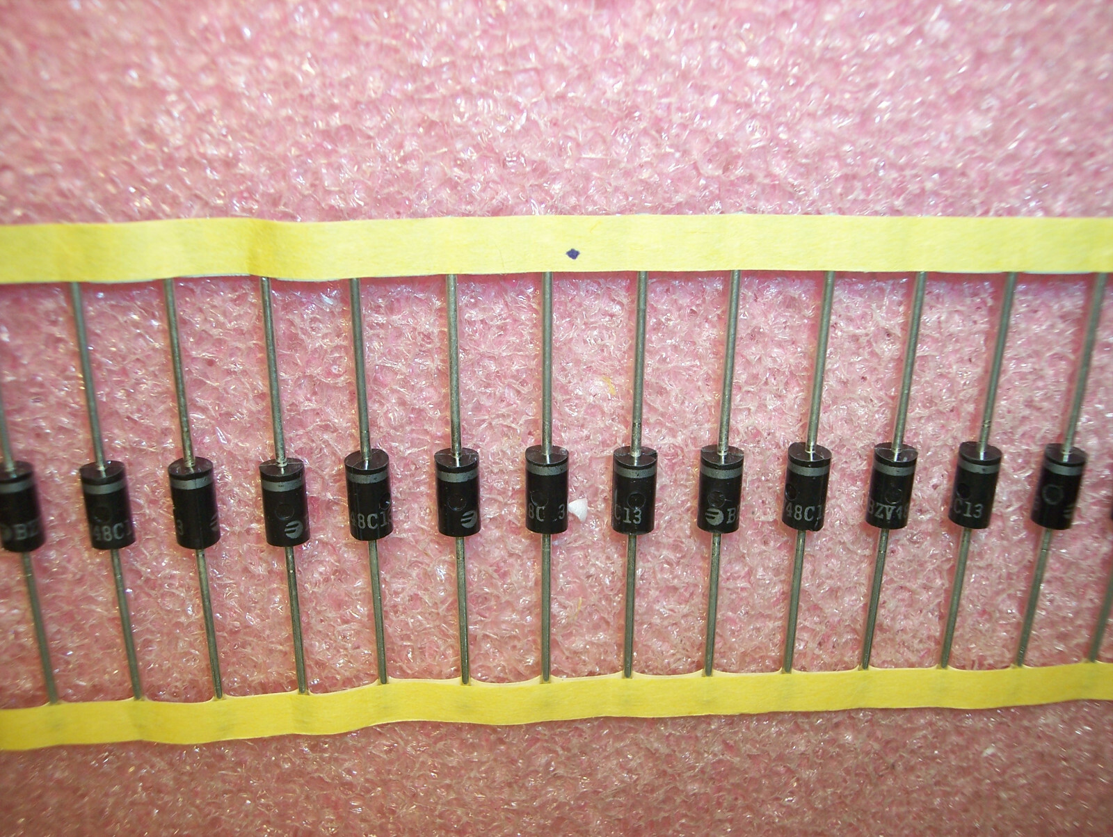 QTY (50) BZV48C13V FAGOR DO-27A 13V 5W AXIAL ZENER DIODES NOS