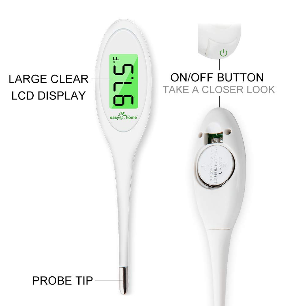 Digital Thermometer Fast Read LCD