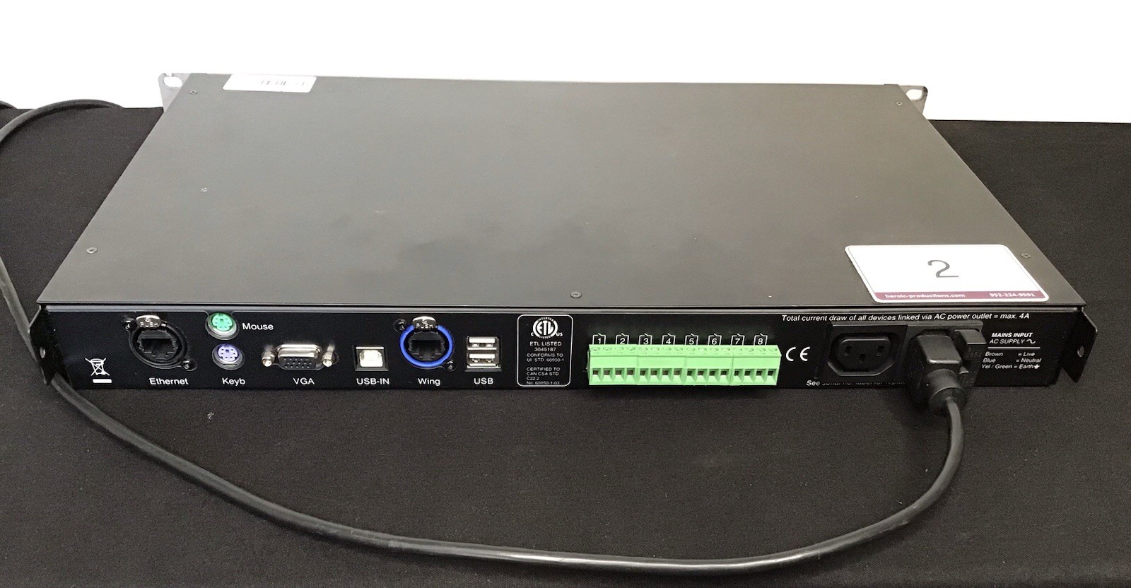 Martin Ether2DMX8 DMX Router