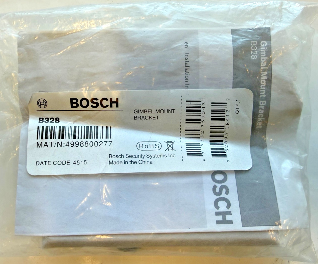 BOSCH B328 Gimbel Mount bracket