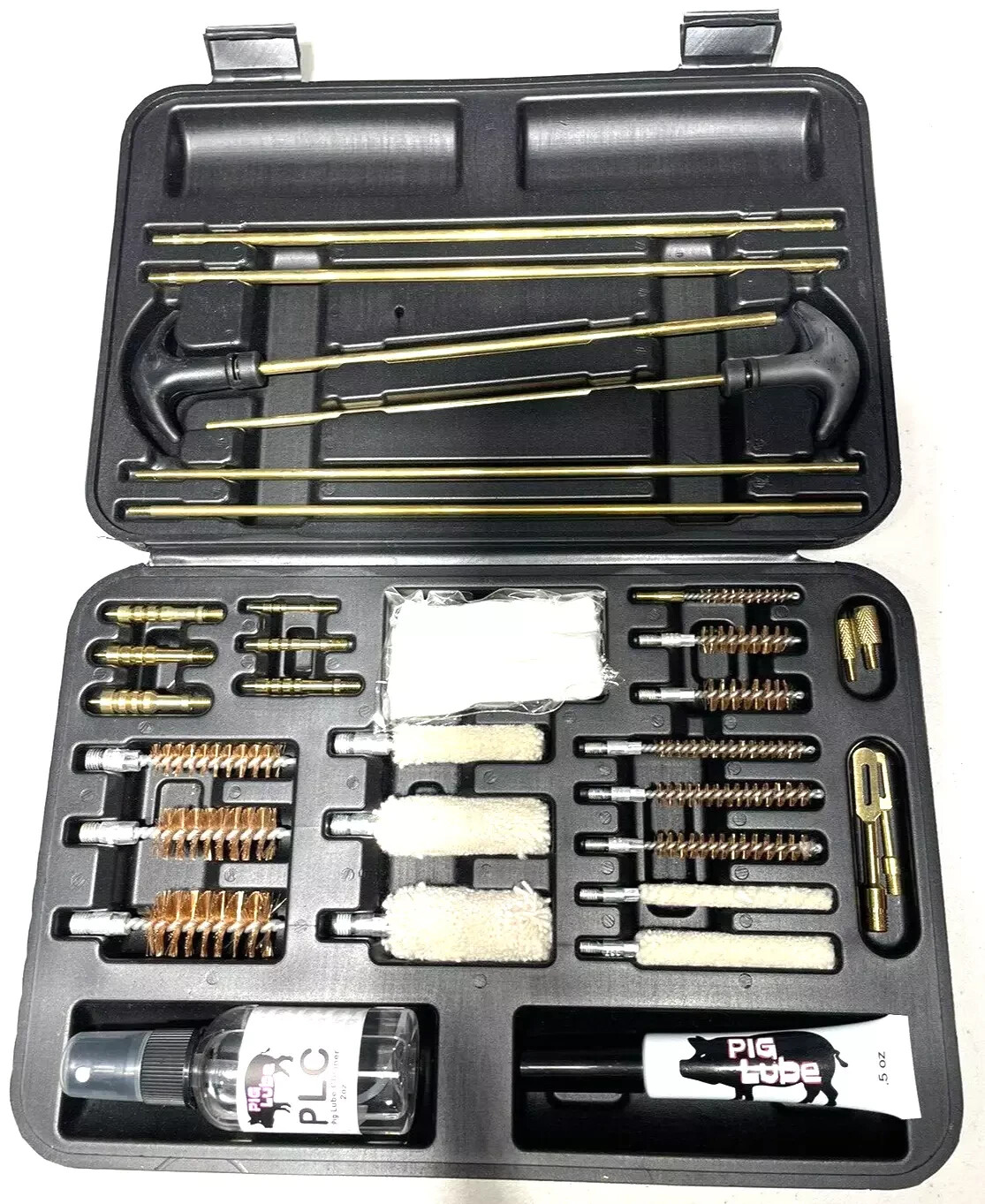 Pig Lube 33-Piece Portable Weapon Cleaning Kit for all Handgun & Rifle Calibers