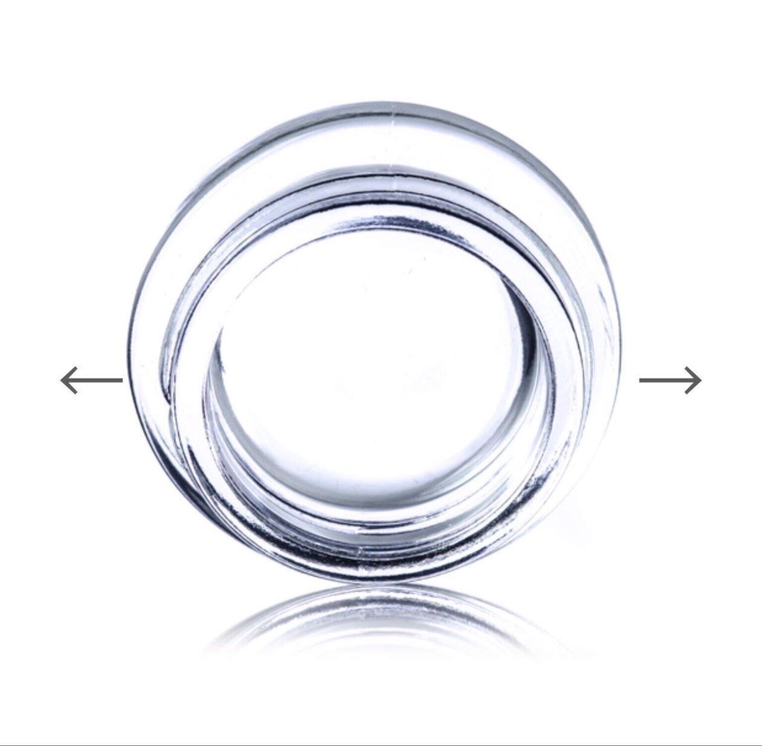 3 Pack Thick Bottom Low Profile 7ml Glass Concentrate Jars With Black Lids