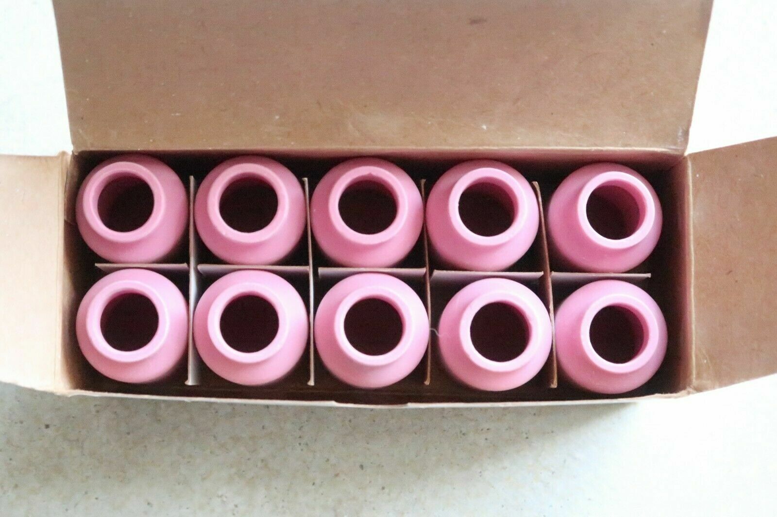 16 pcs THERMACUT 54N14, #8 Alumina Gas Lens Gas Cup f/17/18/26 Torch Nozzle