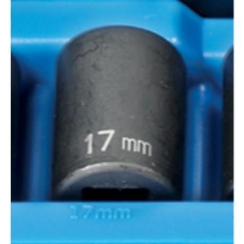 Grey Pneumatic 2117M 1/2" Drive x 17mm Standard - 12 Point Socket