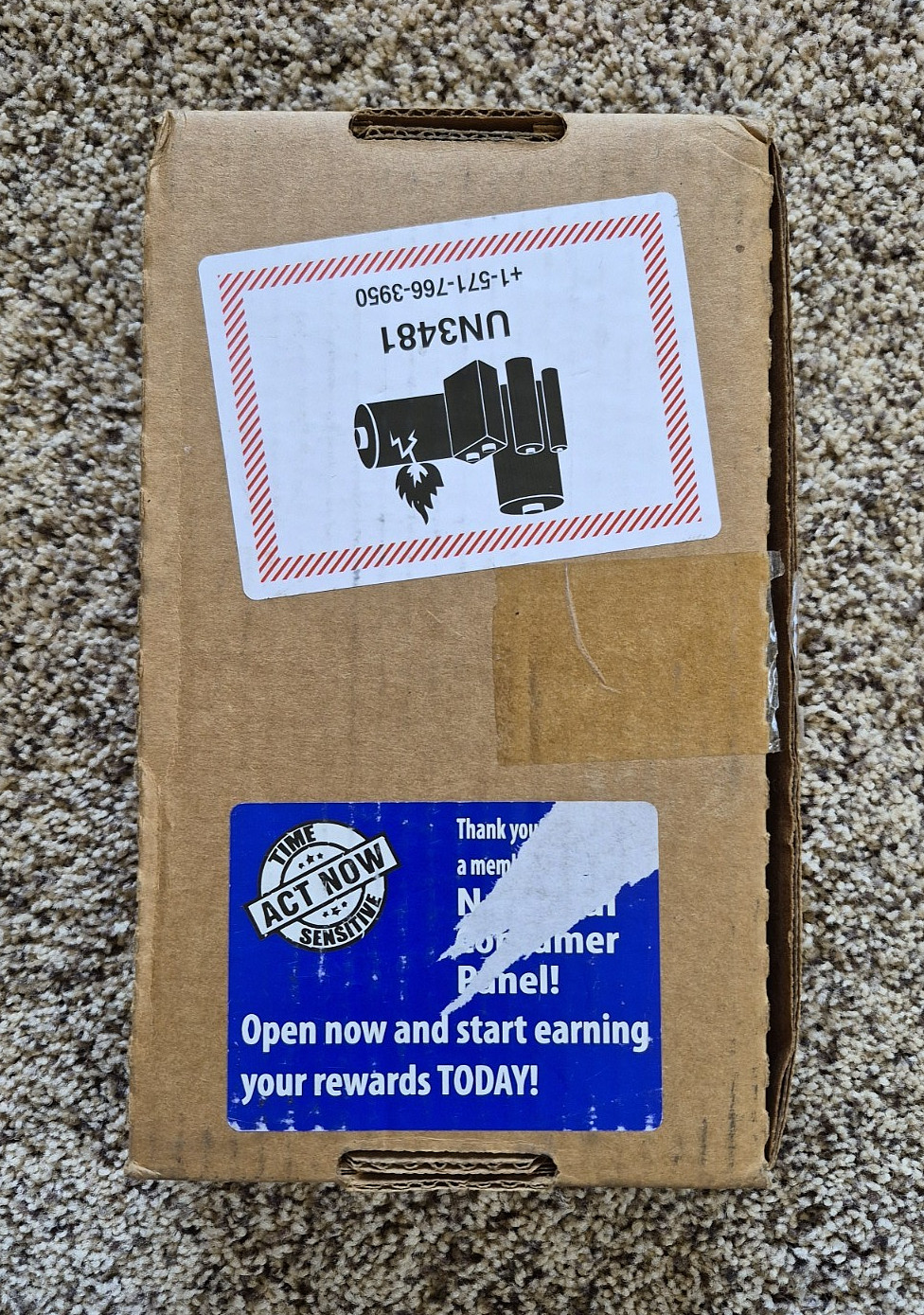 AC NIELSON HOMESCAN HANDHELD BAR CODE SCANNER w/ Cords -Original Box -Intermec