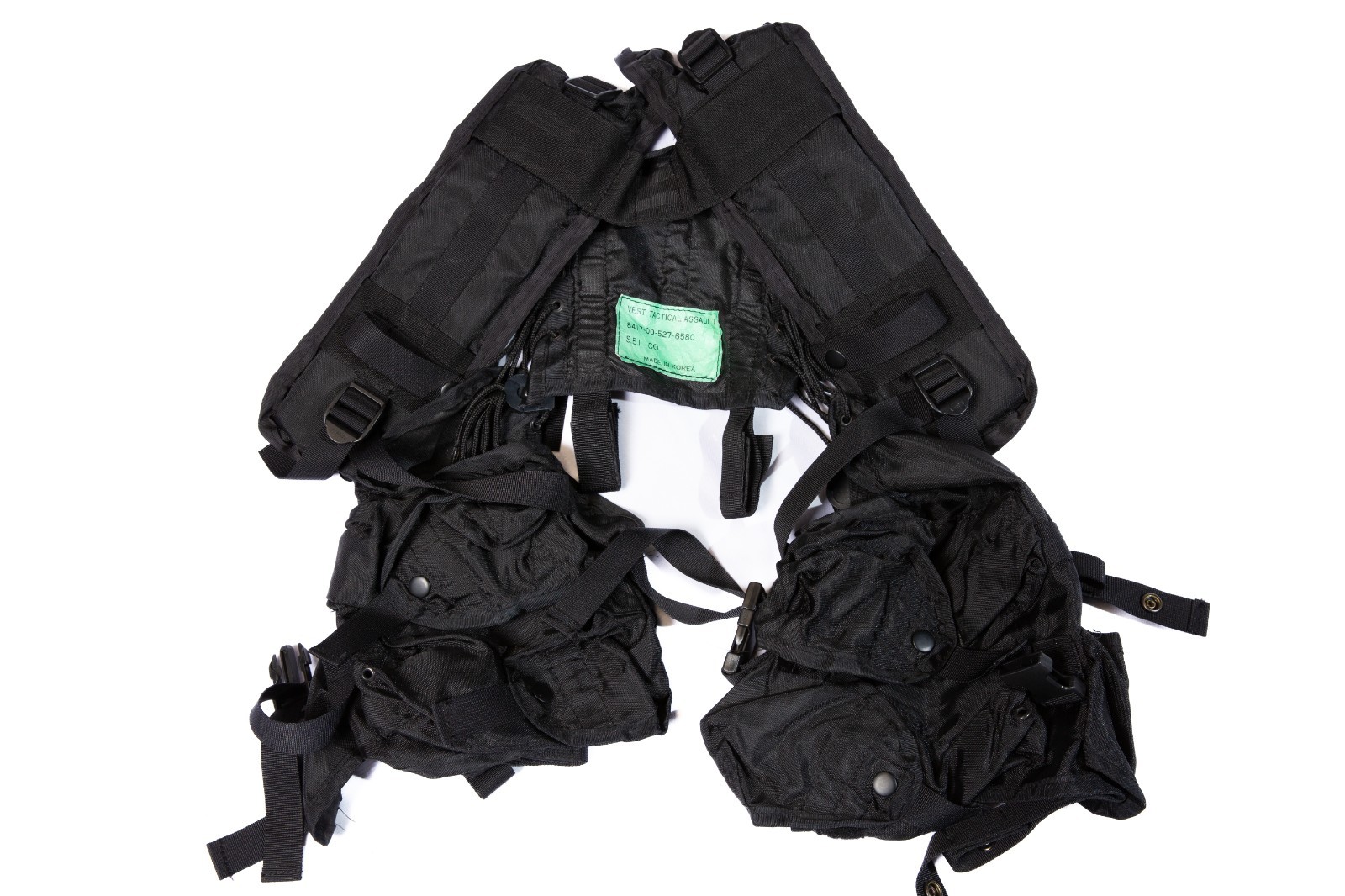 Black LBV-88 Tactical Vest Repro Chest Rig SEI Co