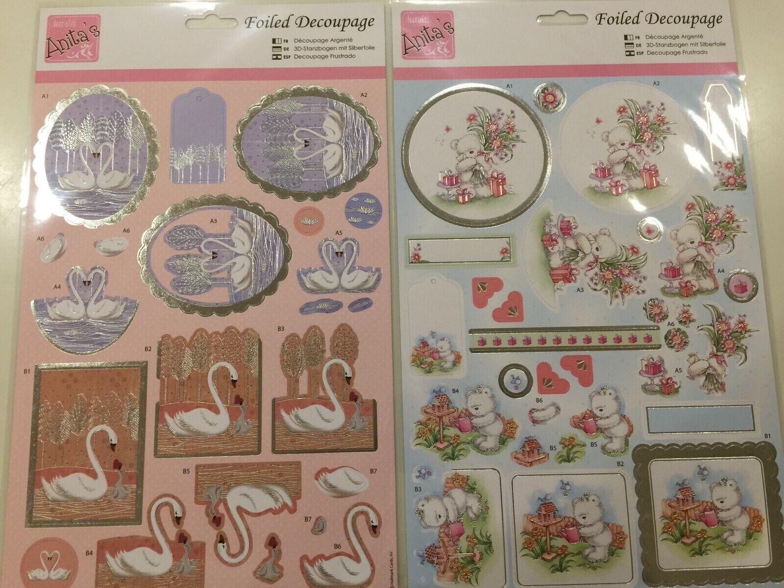 Docrafts Spring Time Foiled Decoupage Topper Set