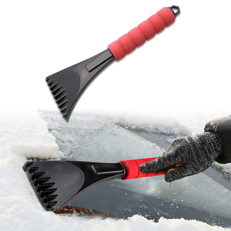 1Pc New ICE Scraper Soft Handle For CAR & VAN Windshield Snow Remover Red