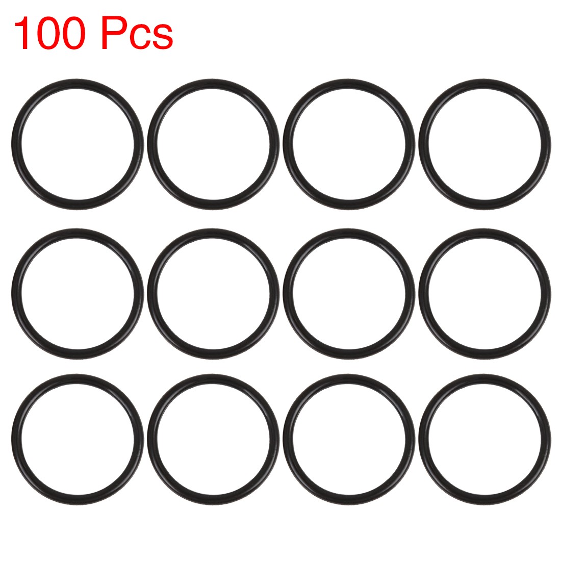 100pcs 25x2mm Nitrile Rubber O-rings Heat Resistant Sealing Ring Gaskets for Car