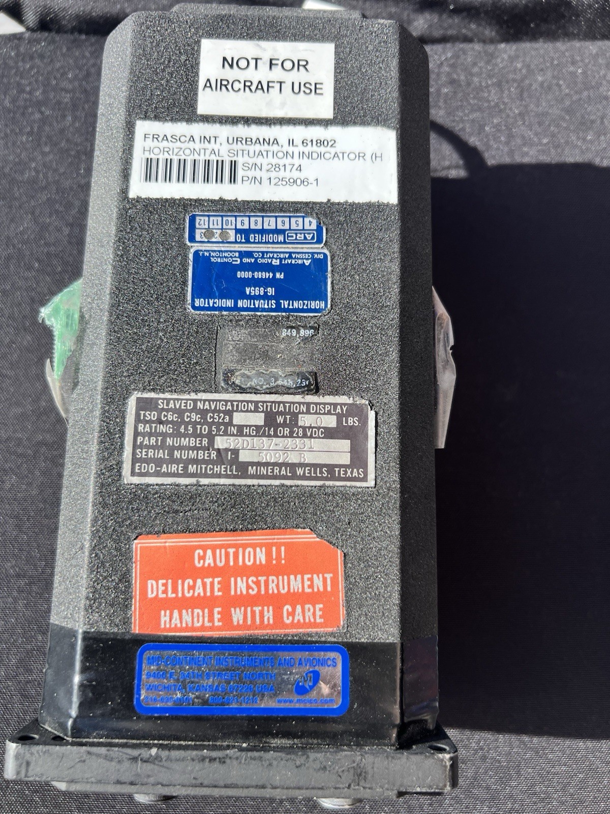 Frasca Horizontal Situation Indicator HSI – Simulator Instrument – Sim Use