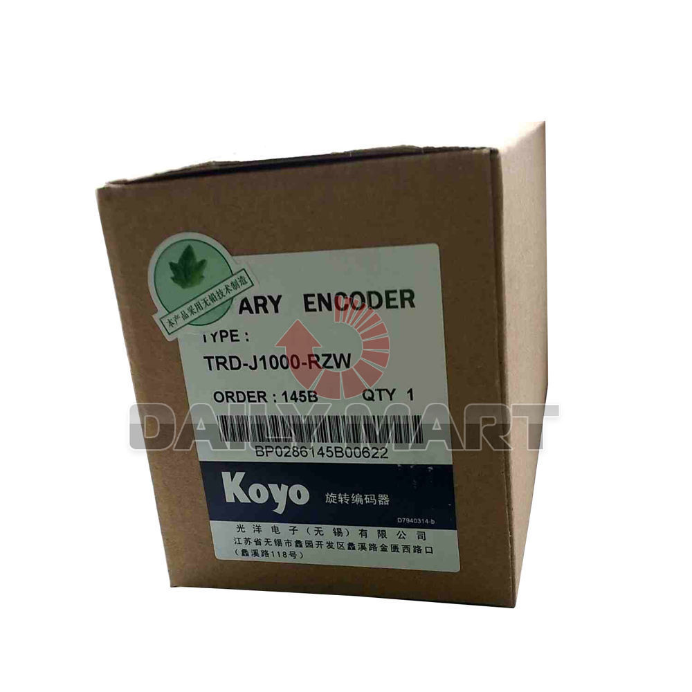 Brand New Koyo Rotary Encoder TRD-J1000-RZW 1000P/R INCREMENTAL SHAFT ENCODER