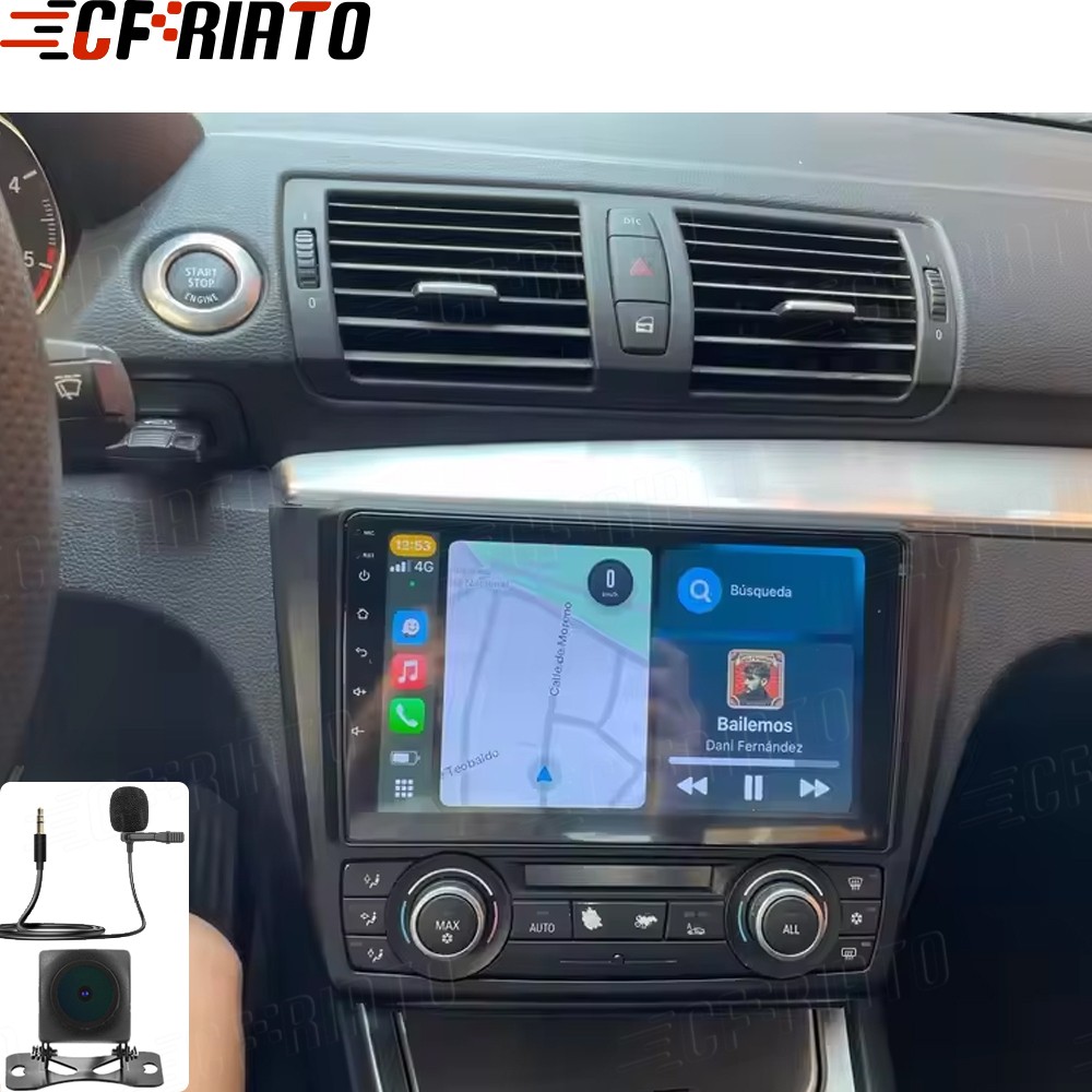 2+64GB For BMW 1 Series 128 i 135 i Android 15 Car Stereo Carplay GPS Radio Cam