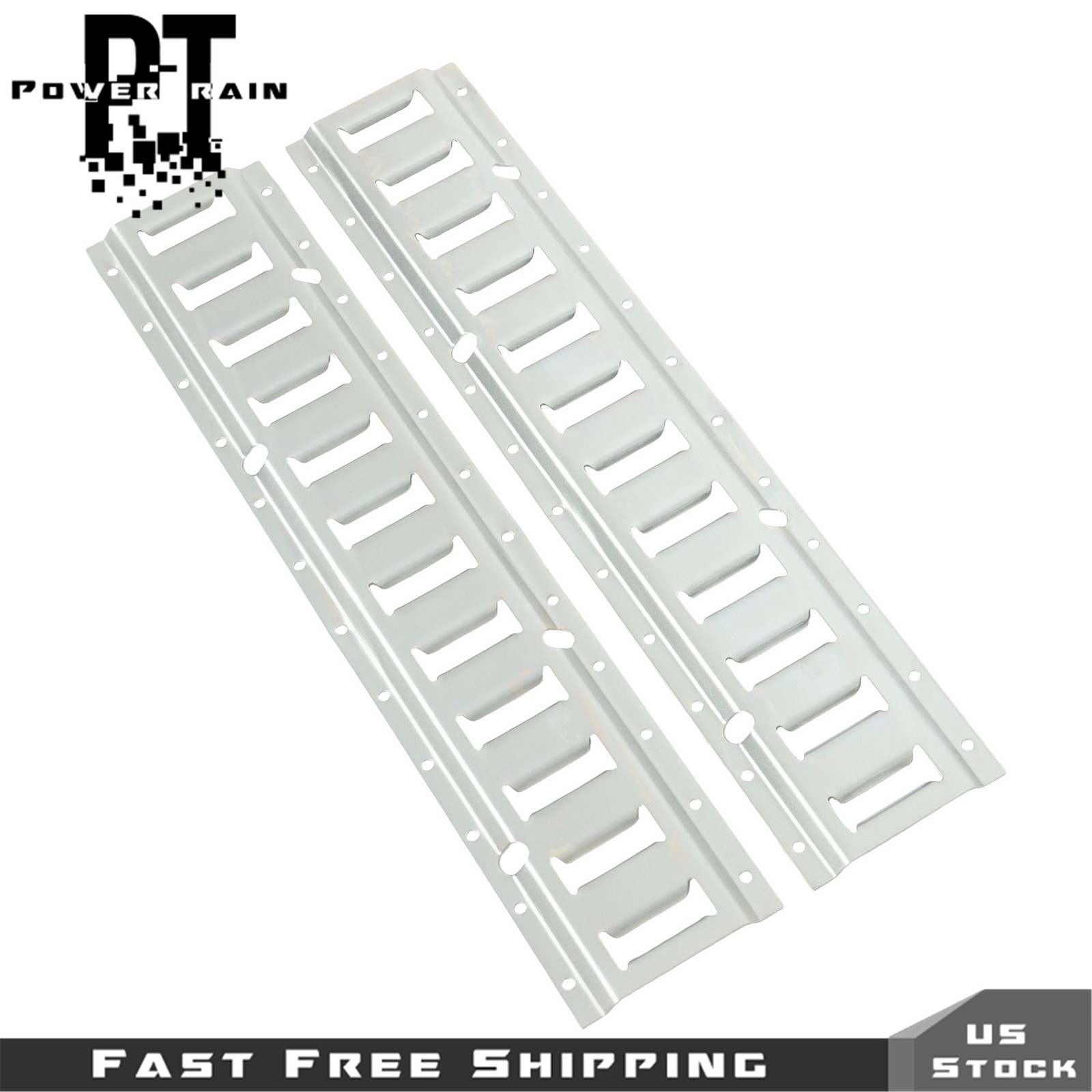 Fit For Garages Trailers E Track Tie Down Rail Kit 8× 2' E-Track Bar Rails