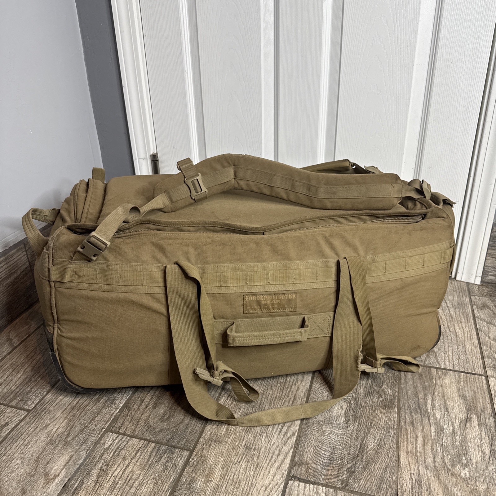 USMC Force Protector Gear USGI Deployment Bag on Wheels 1
