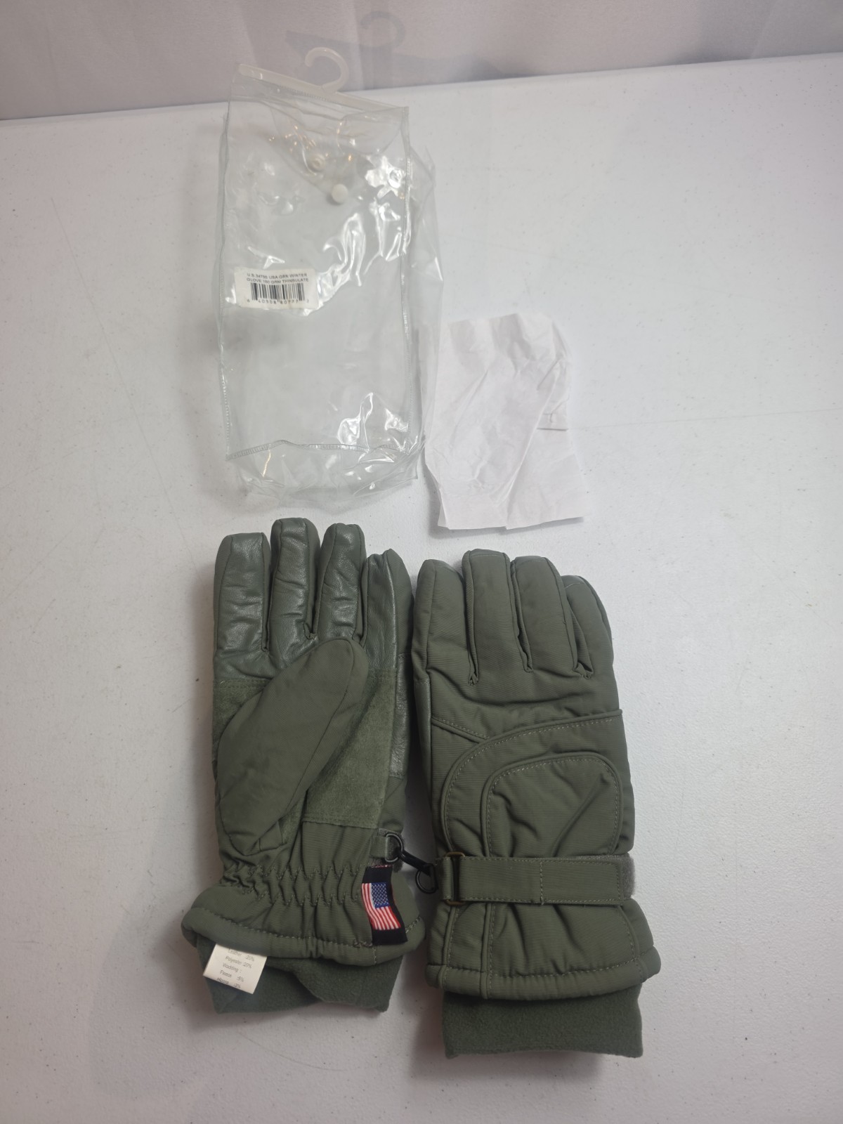 U.S.A Military-Style Green Winter Tactical Gloves Thinsulate