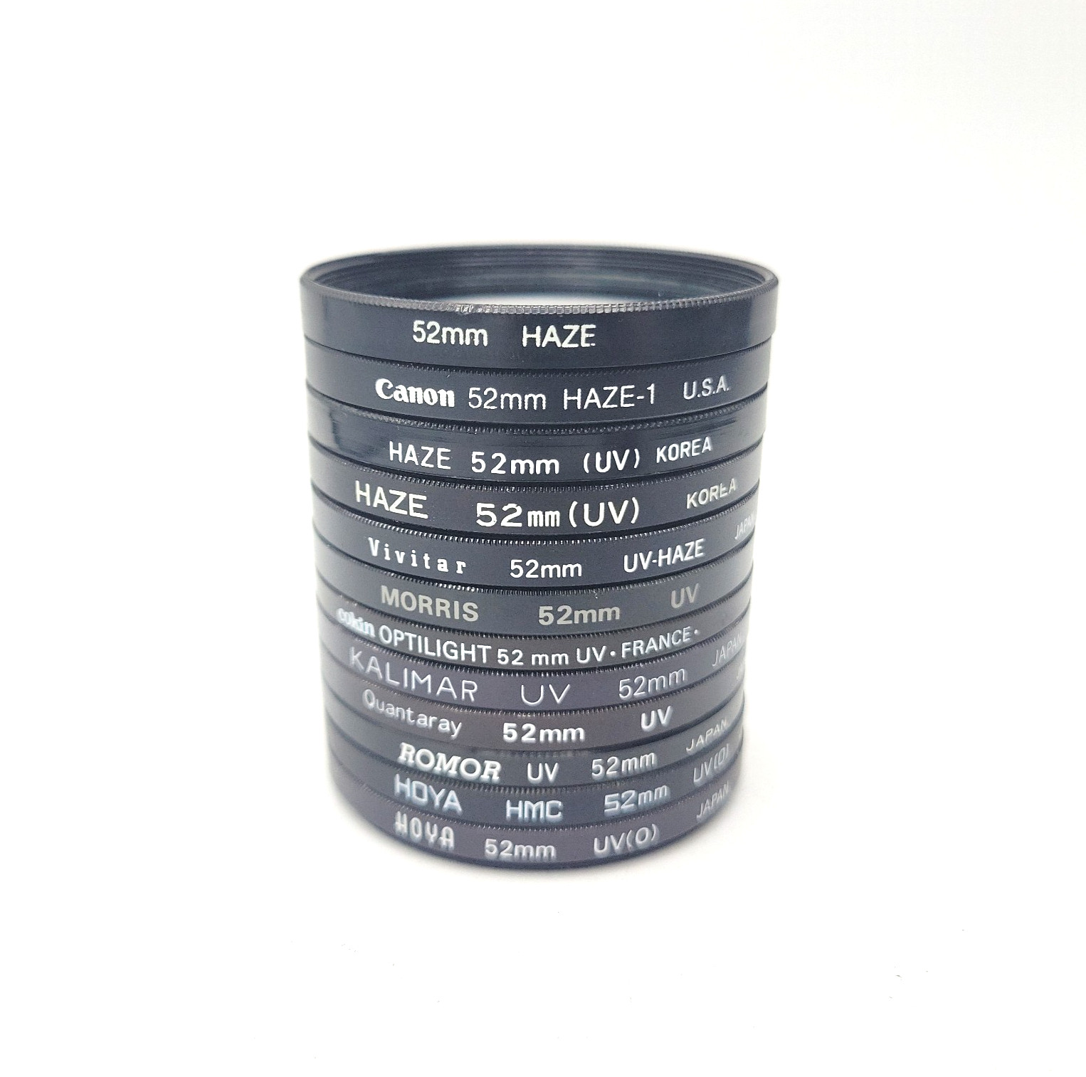 Various Brands 52mm UV/Haze Ultraviolet Camera Lens Filters