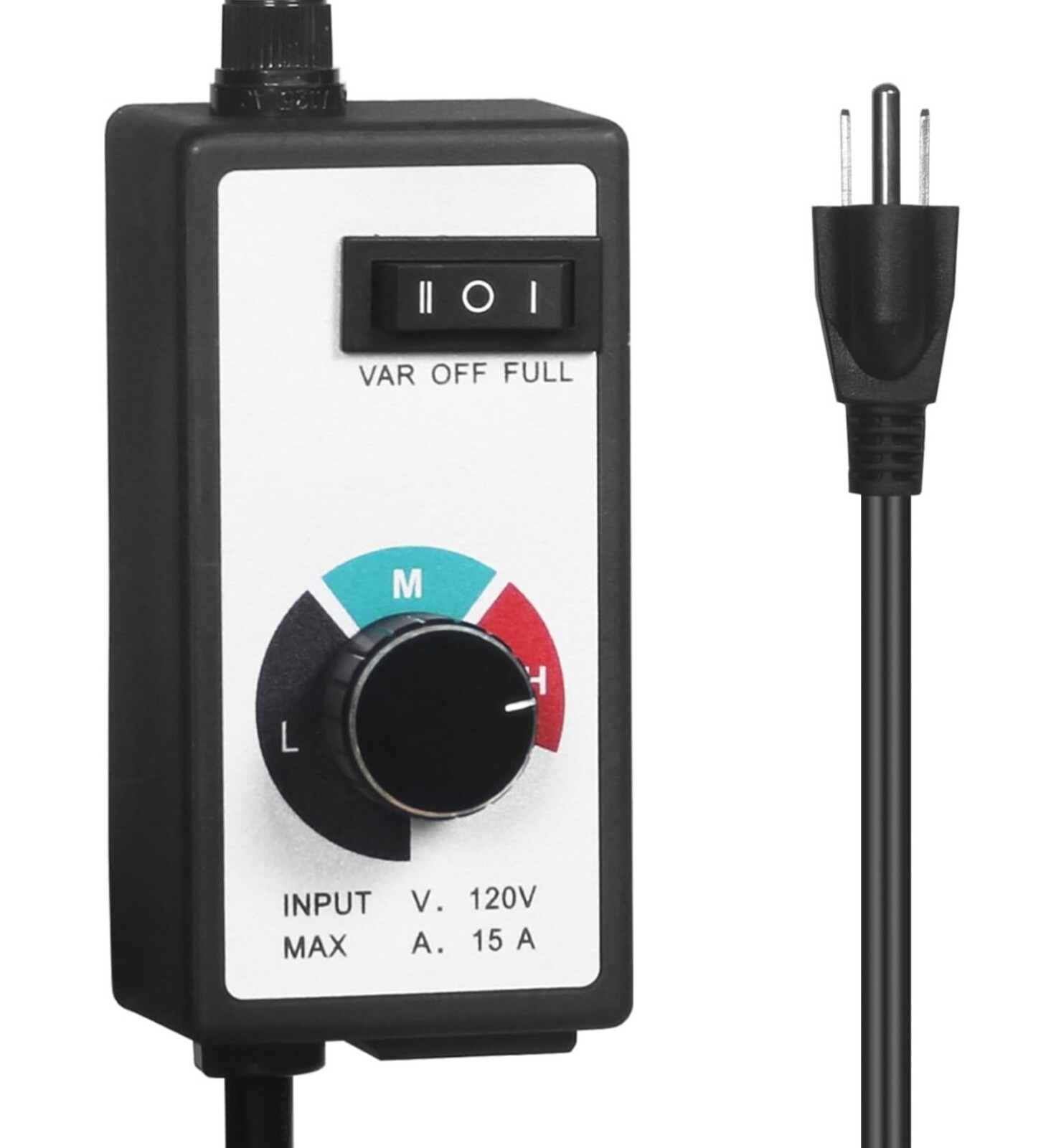 Variable Fan Speed Controller 120V 15AmpFor Exhaust / Inline Duct Fan