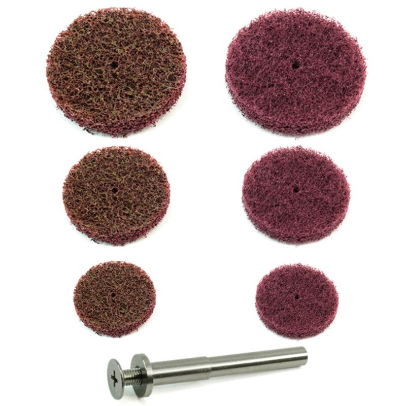 Dremel Cleaning Wheel Kit 180 400 Grit | Mini Bright Pad Buffing Polishing