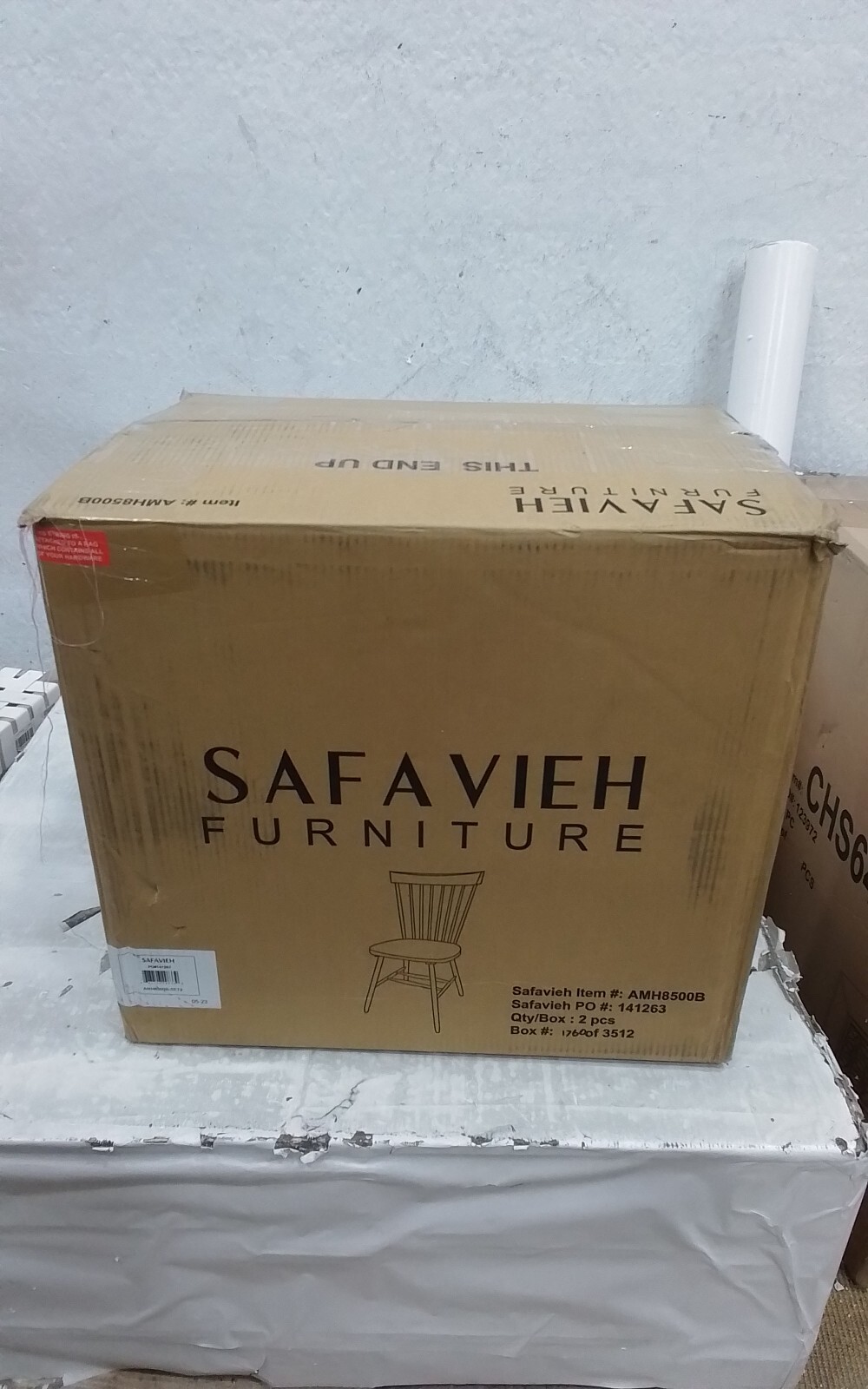 Safavieh PARKER SPINDEL SIDE CHAIR, Reduced Price 2172732723 AMH8500B