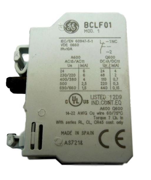 BCLF01, GE, AUXILARY CONTACT BLOCK