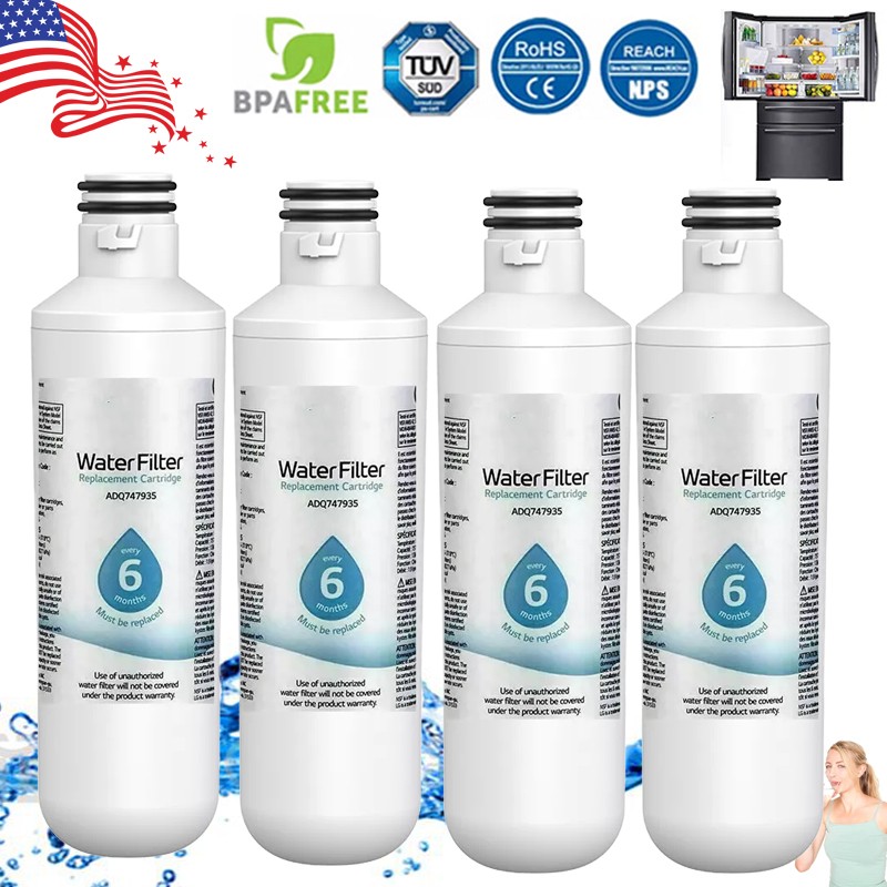 1/2/3/4 PACK for LG LT1000P Replacement Refrigerator Water Filter ADQ747935 New