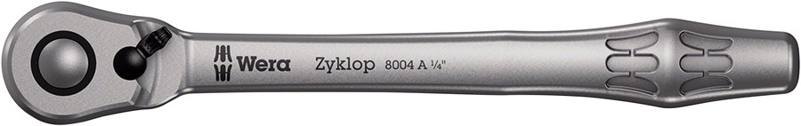 8004 Zyklop Metal Ratchet - Wera 8004 A Zyklop Metal Ratchet - 1/4" Drive,