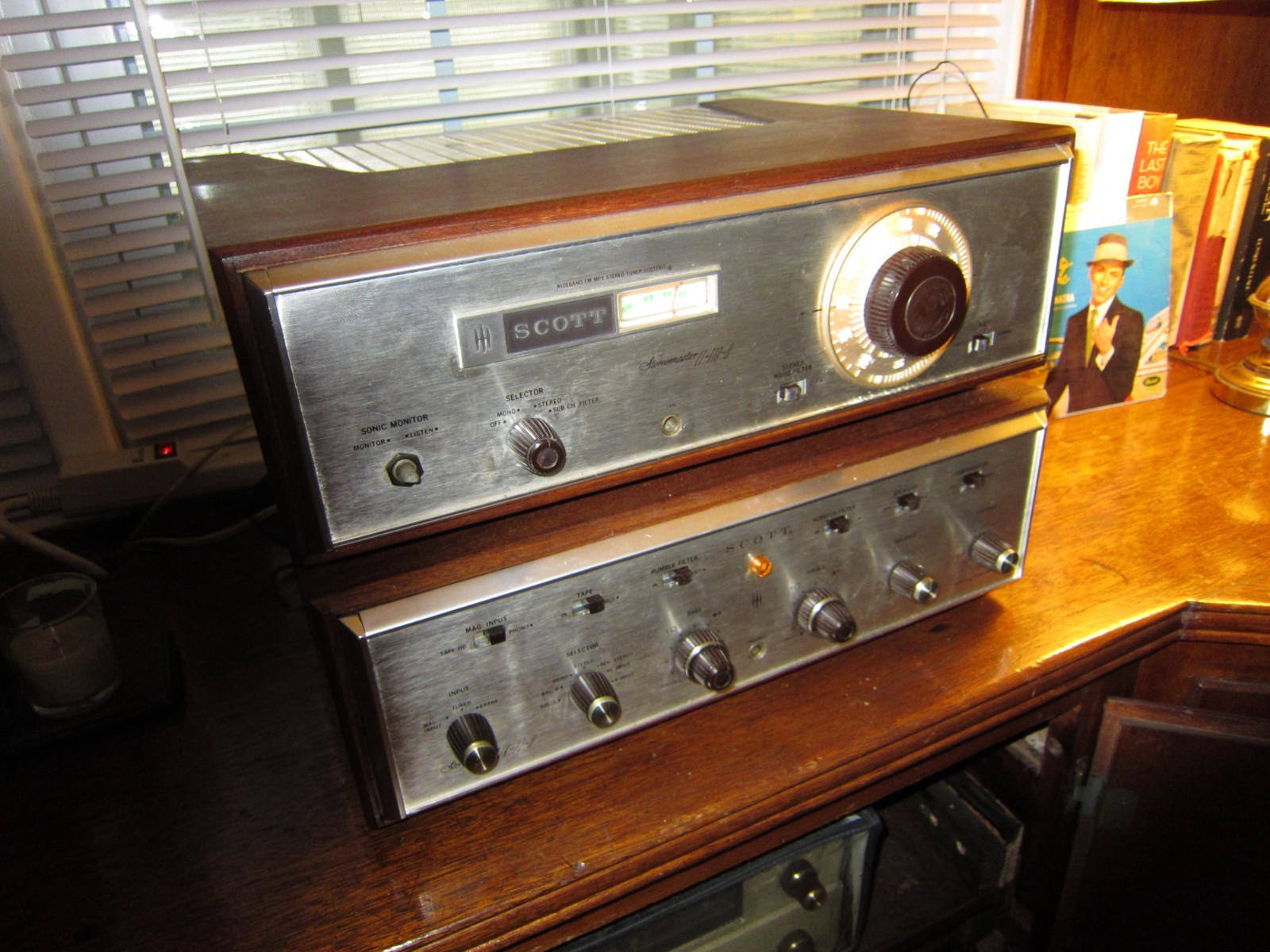 VINTAGE SCOTT STEREOMASTER TUNER AND INTEGRATED AMP