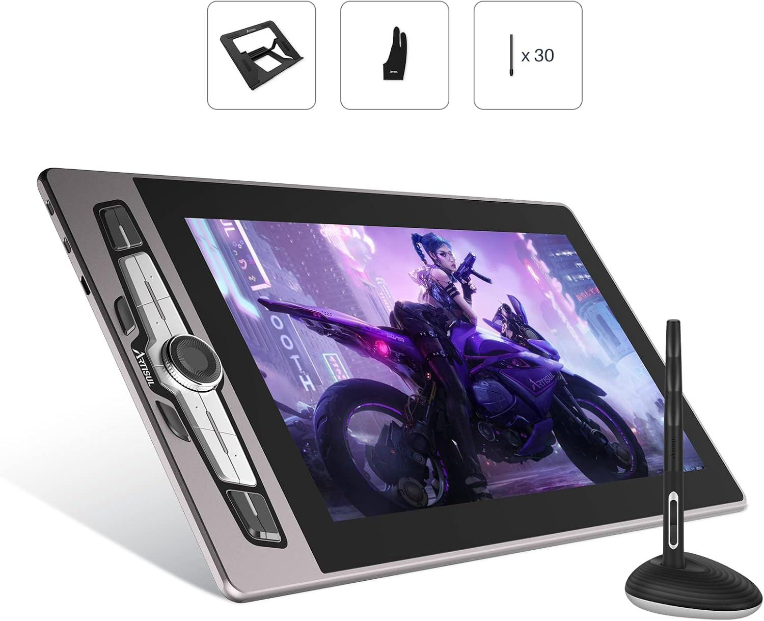 SP1603 15.6" Full-Laminated Graphics Drawing Tablet with 8192 Pressure Sensitivi
