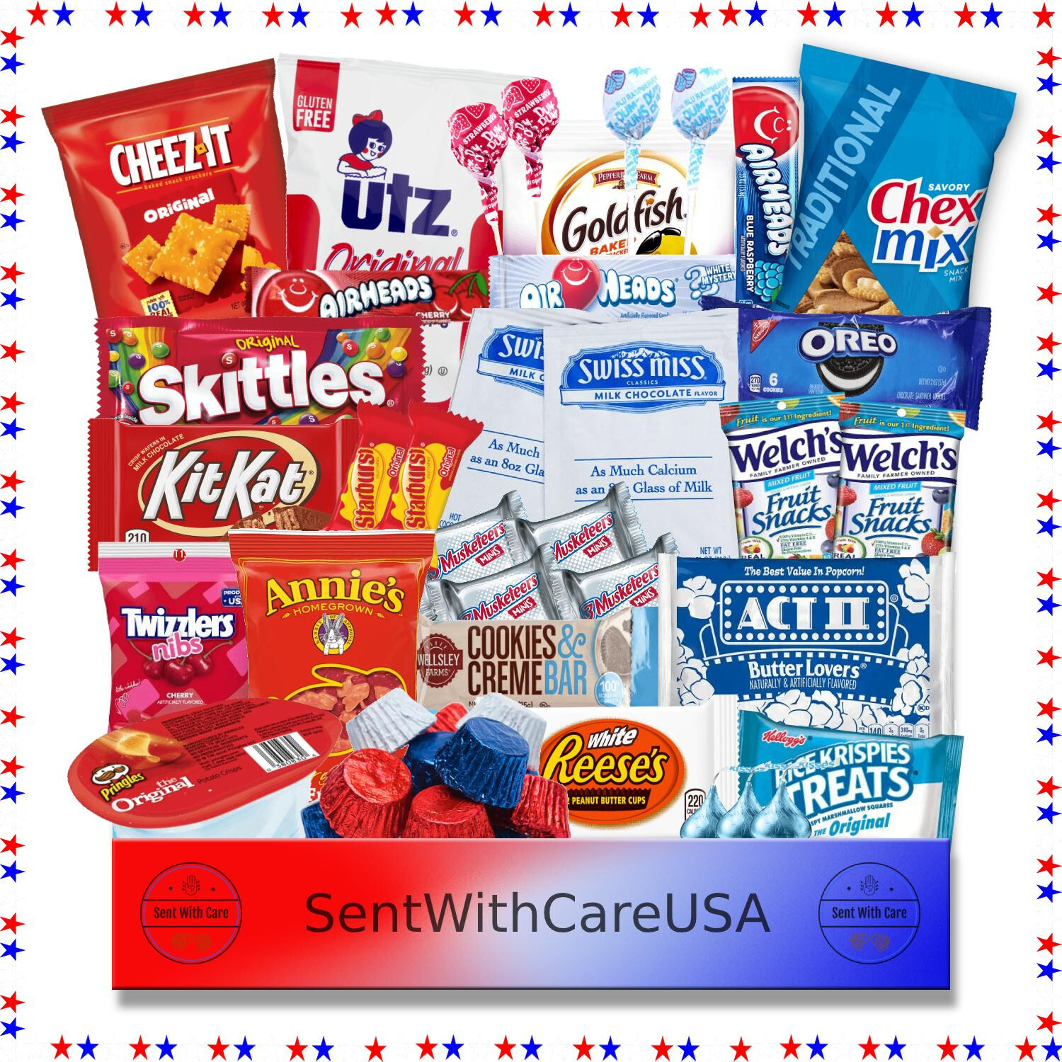 Red, White & Blue Military Care Package