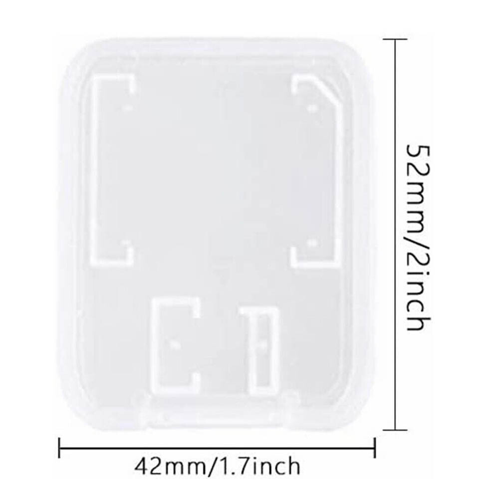 40PCS Case Holder for Micro SD SDHC Memory Card Box Storage Hard Plastic N865