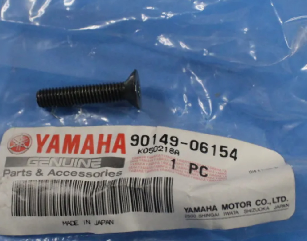 1981-2024 YAMAHA NOS OEM Special Shape Screw 90149-06154 XS400 XJ700 XVZ1300