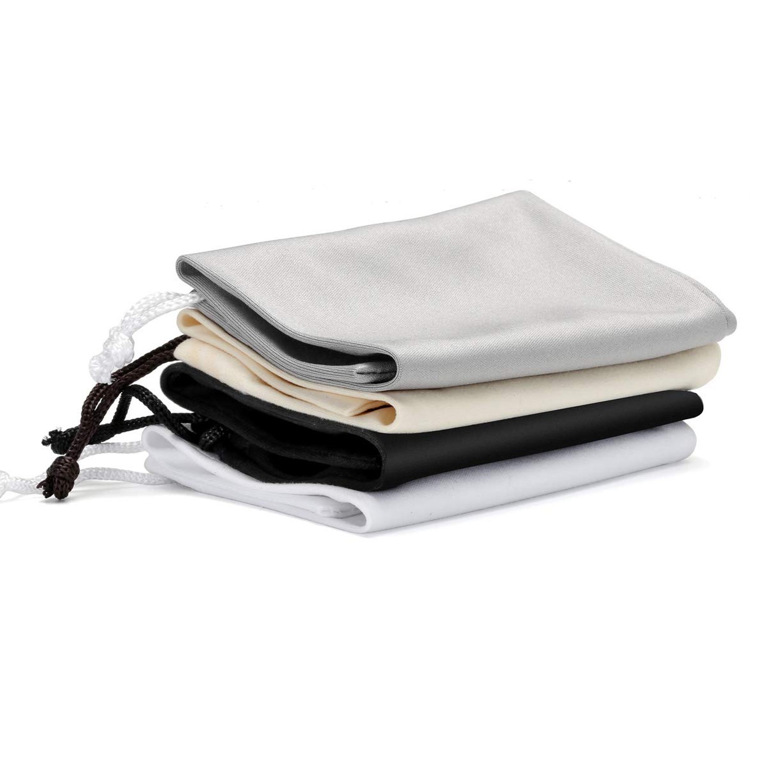 4 Pack Microfiber Eyeglass Sunglasses Gadgets Cleaning & Storage Pouch
