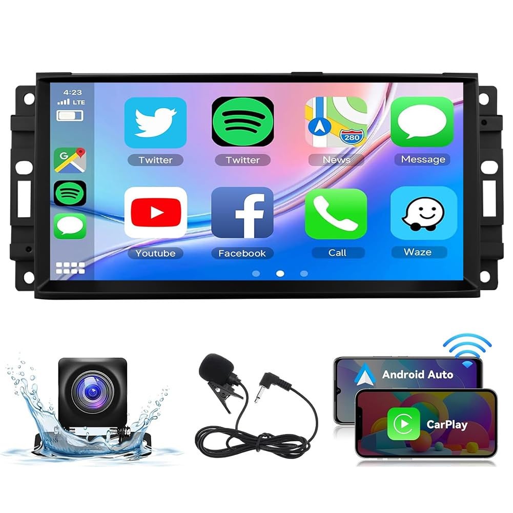 Android 13 Radio for Chrysler 200 2011-2013 7" CarPlay Android Auto GPS