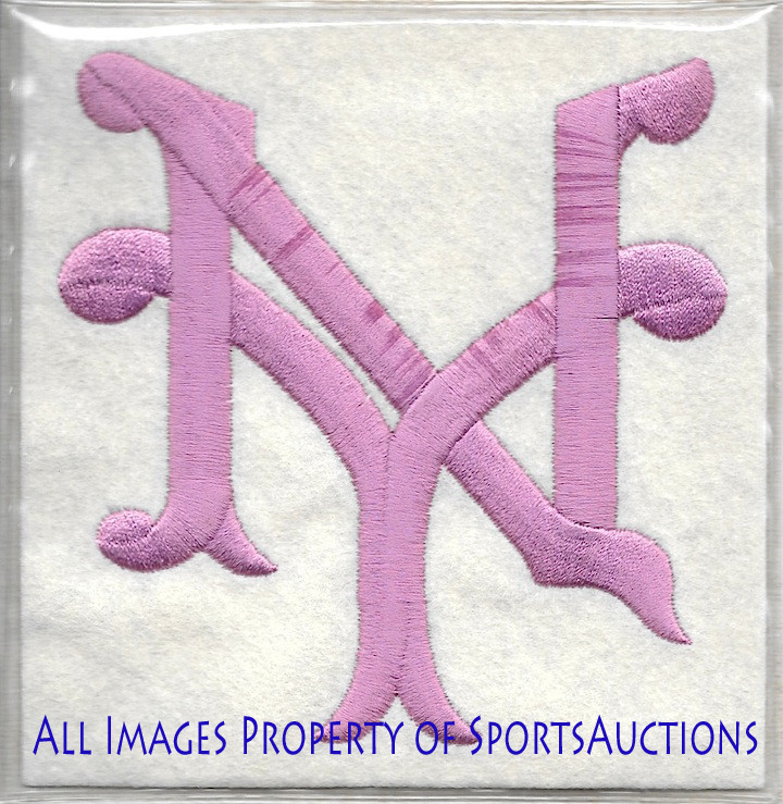 1913 NEW YORK GIANTS Cooperstown Collection TEAM PATCH Willabee Ward PATCH ONLY
