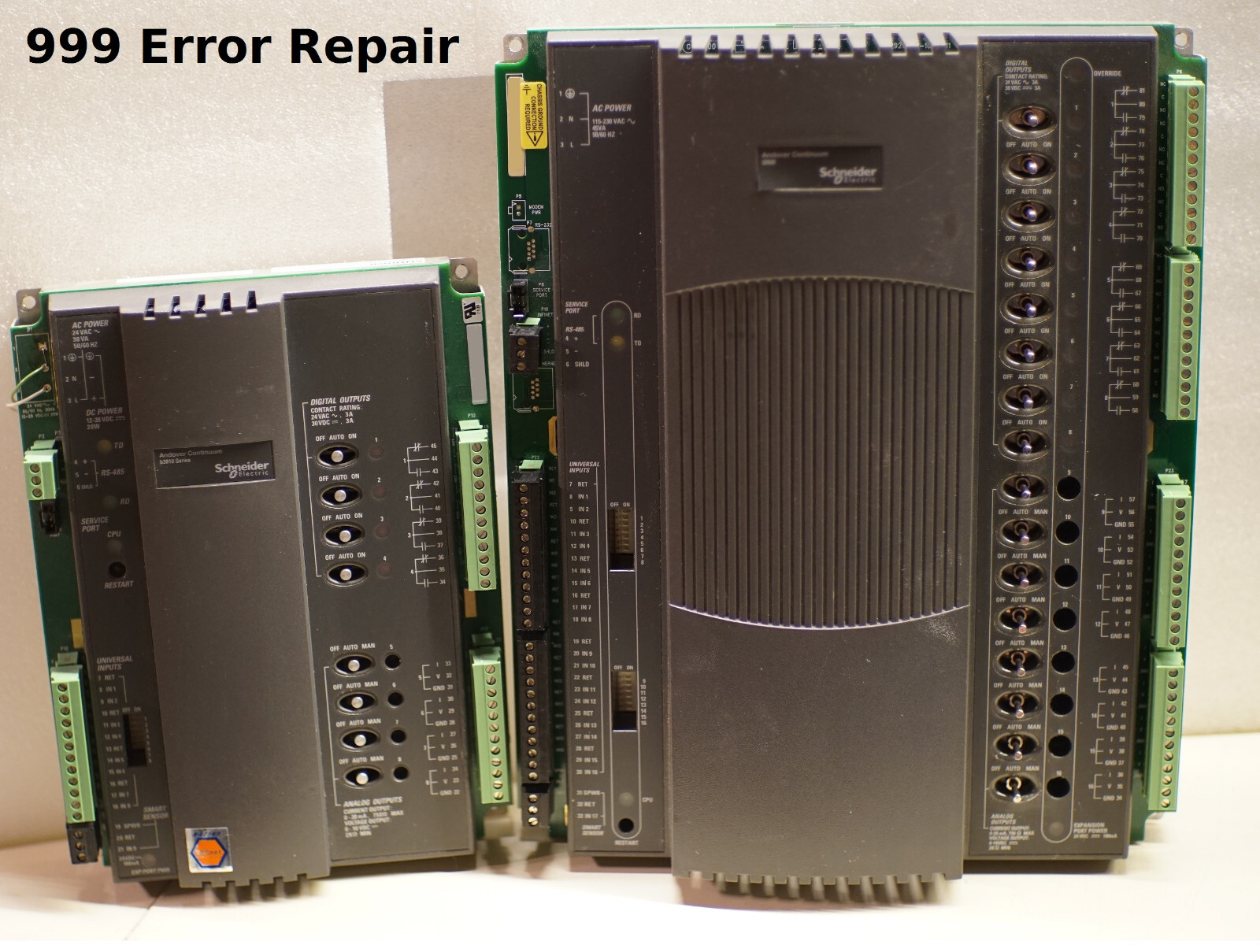Schneider Electric Andover Continuum i2810 b3810 input 999 error Repair Service