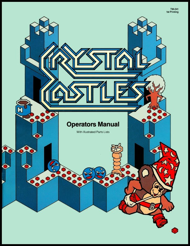 Crystal Castle Arcade Game Operations/Service/Repair/Troubleshooting Manual TB