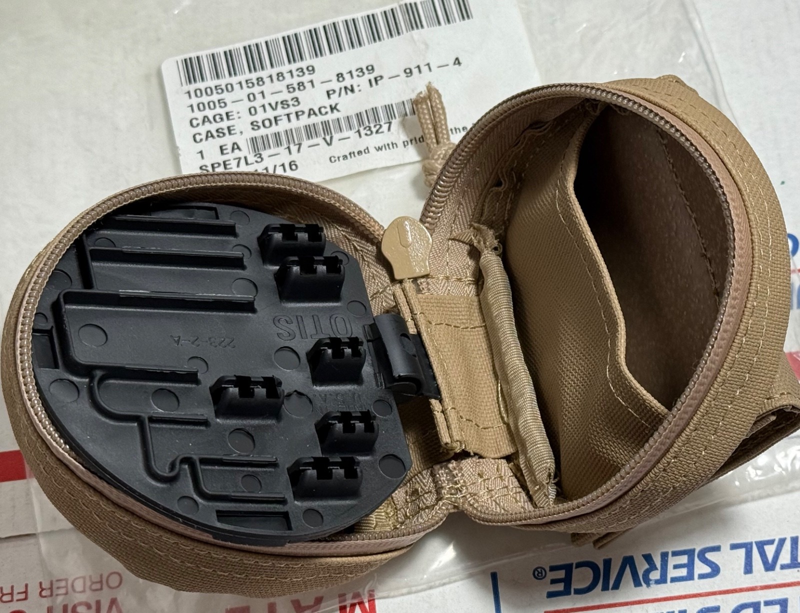 OTIS 5.56 / 9MM  CLEAN KIT EMPTY SPARE UNIVERSAL SOFT PACK  CASE -NEW