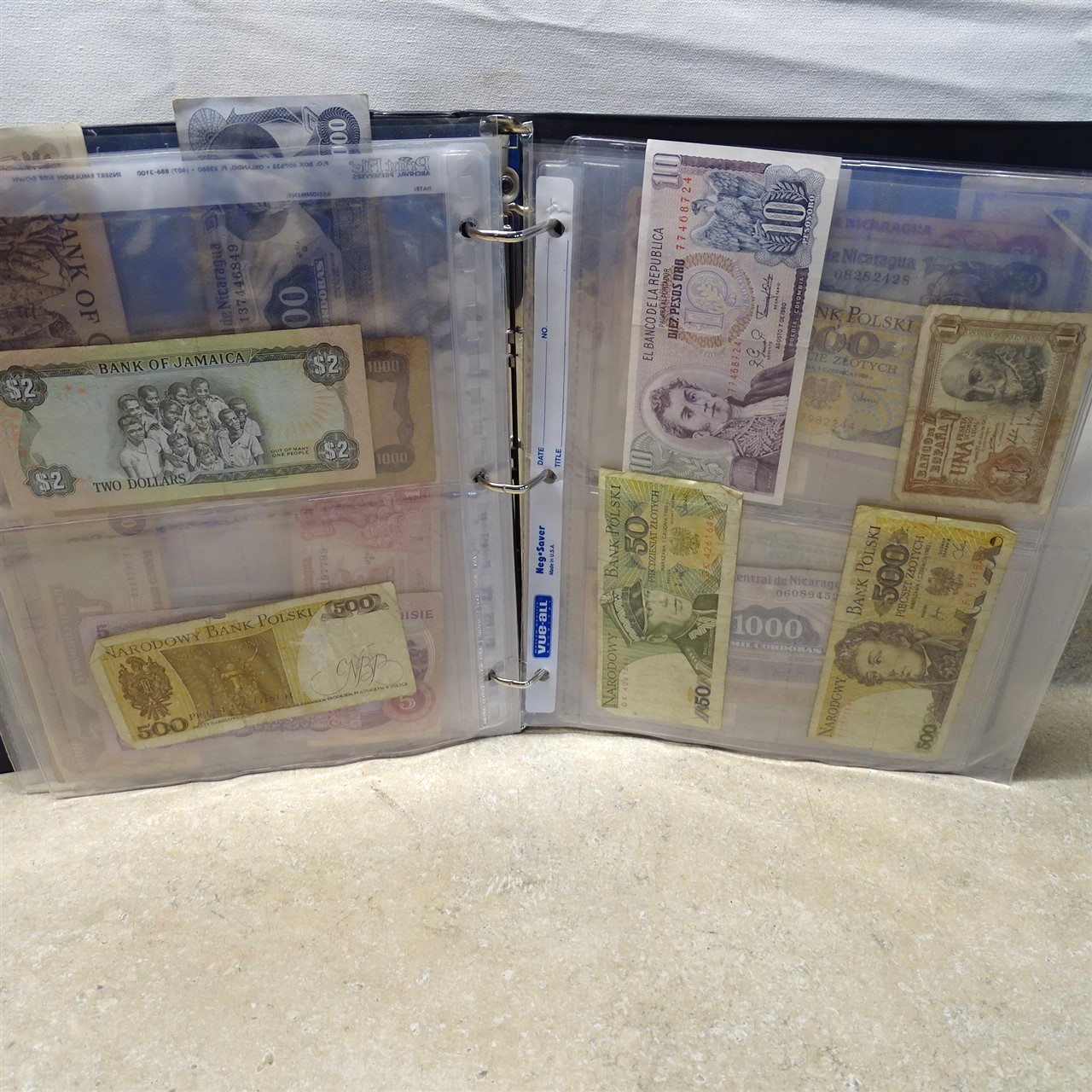 Vintage Assorted Paper Bank Notes Lot, (41) Foreign Notes-Money, See Pics