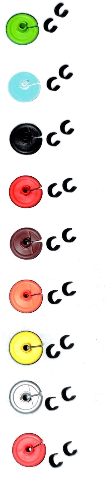 2 PC Super Flex KISSER Button NOSE ANCHOR POINT Bowstring PICK COLOR Archery USA