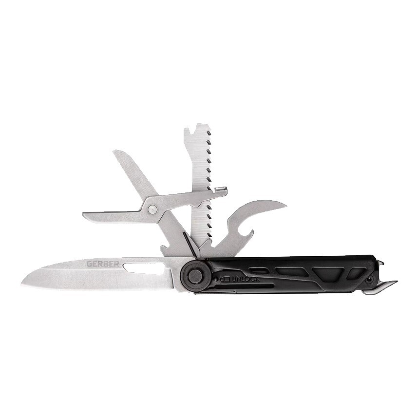 GERBER ARMBAR SCOUT COMPACT MULTI-TOOL FOLDING POCKET KNIFE 7 TOOLS