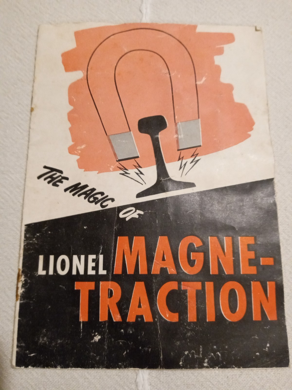 LIONEL TRAINS "The Magic of Lionel Magne-Traction" Railroad Booklet from 1950's