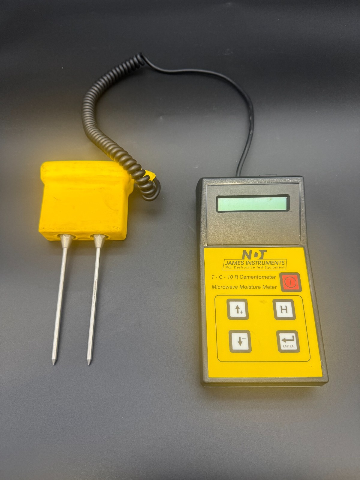 James Instruments T-C-10R Cementometer Microwave Moisture Meter Yellow Tested