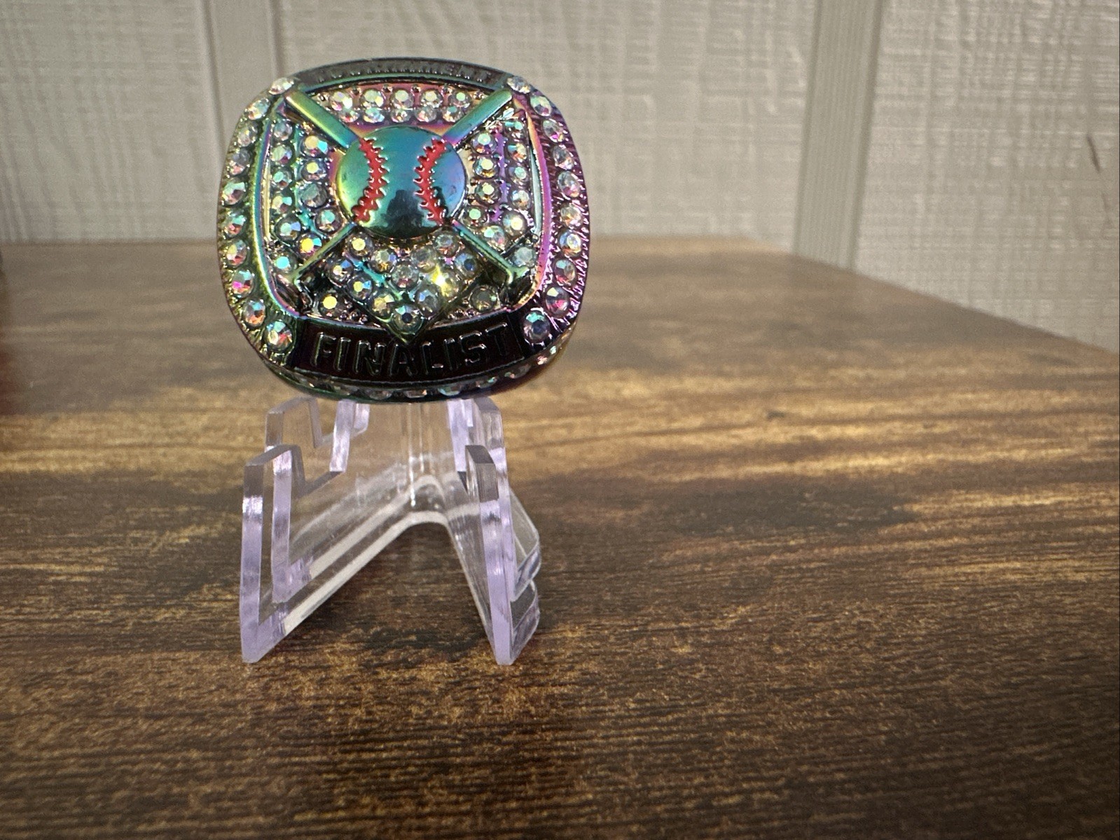 Tournament Finalist Ring Iridescent Purple, Blue, Green