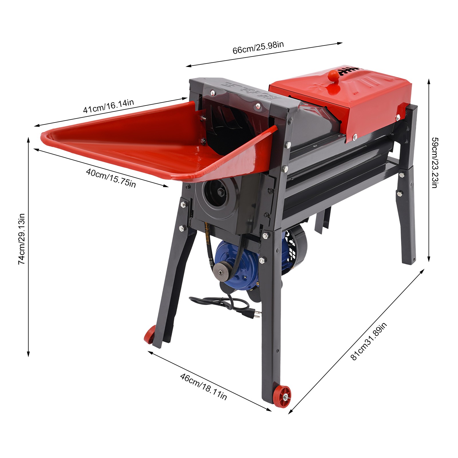 Electric Corn Threshing Machine, Automatic Heavy Duty Corn Threshing Machine